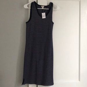 Stripe JCrew summer dress with tags